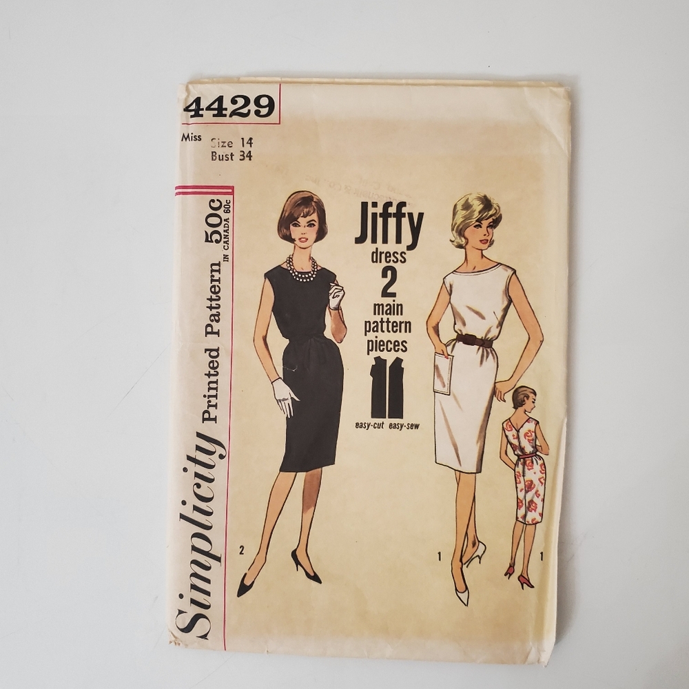Simplicity 4429 Sewing Pattern